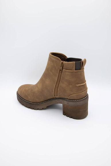 B52 by Bullboxer Chelsea Lug Booties for Women in Brown