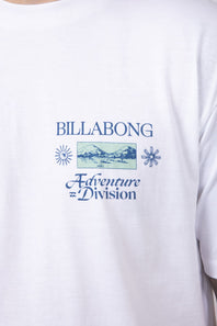 Billabong Tidel Research A/Div T-Shirt for Men in White