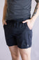 Burlebo Lined Athletic Shorts for Men in Black Camo