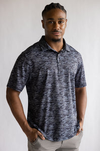1897 Legends Camo Polo for Men in Black