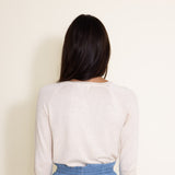 Basic Long Sleeve Top for Women in Oatmeal