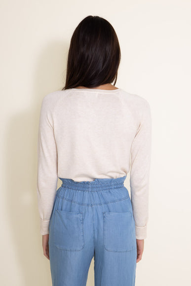 Basic Long Sleeve Top for Women in Oatmeal
