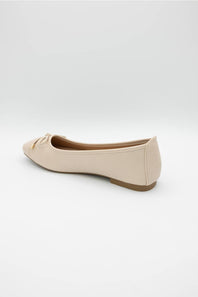 Berness Olesia Ballet Flats for Women in Beige