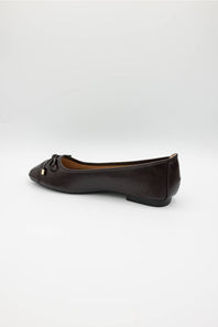 Berness Olesia Ballet Flats for Women in Coffee