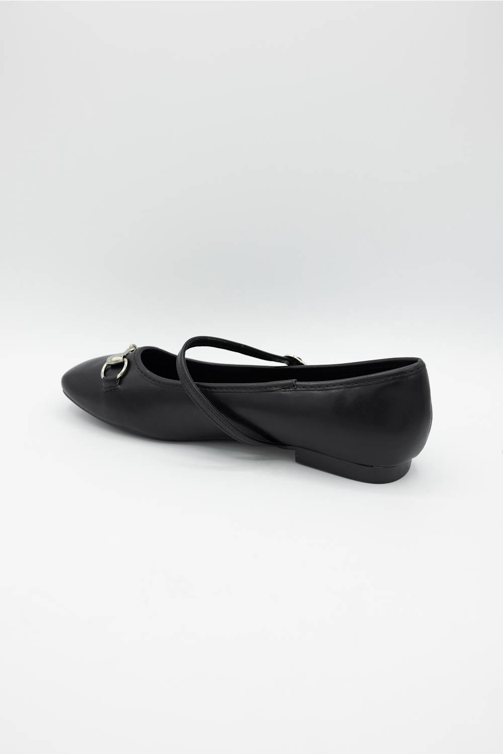 Berness Zamira Mary Jane Flats for Women in Black
