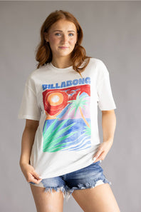 Billabong Highs and Lows Graphic T-Shirt White