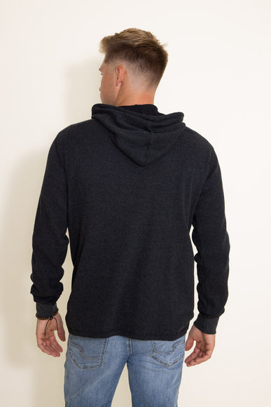 Billabong Keystone Pullover Thermal Hoodie for Men in Black