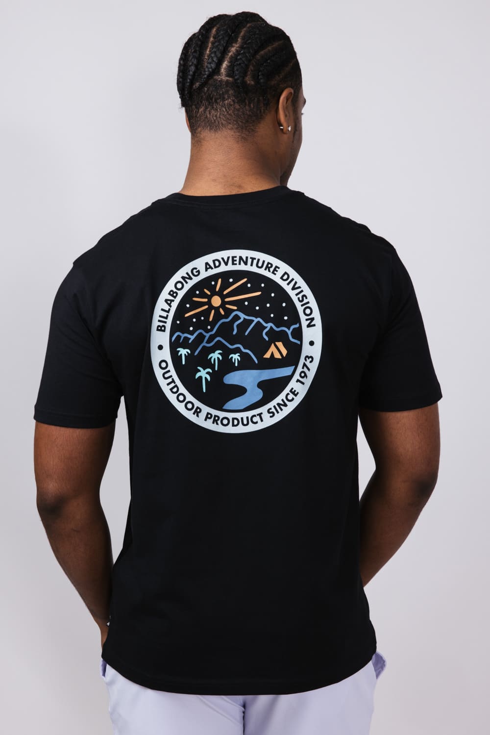 Billabong Rockies Adiv Premium T-Shirt for Men in Black