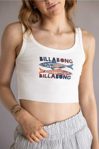 Billabong Salt Of The Sea Tank Top for Women in White