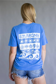 Billabong Somewhere Close Graphic T-Shirt for Women in Blue
