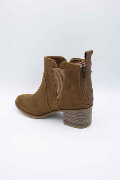 Blowfish Malibu Shoes Beam Rust Oiled Booties for Women in Brown