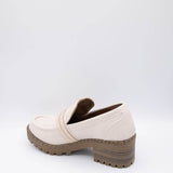 Blowfish Malibu Shoes Lahtay Lug Loafers for Women in Cloud