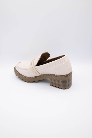 Blowfish Malibu Shoes Lahtay Lug Loafers for Women in Cloud