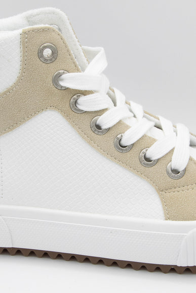 Blowfish Malibu Shoes Rezzie Sneakers for Women in White Cobra