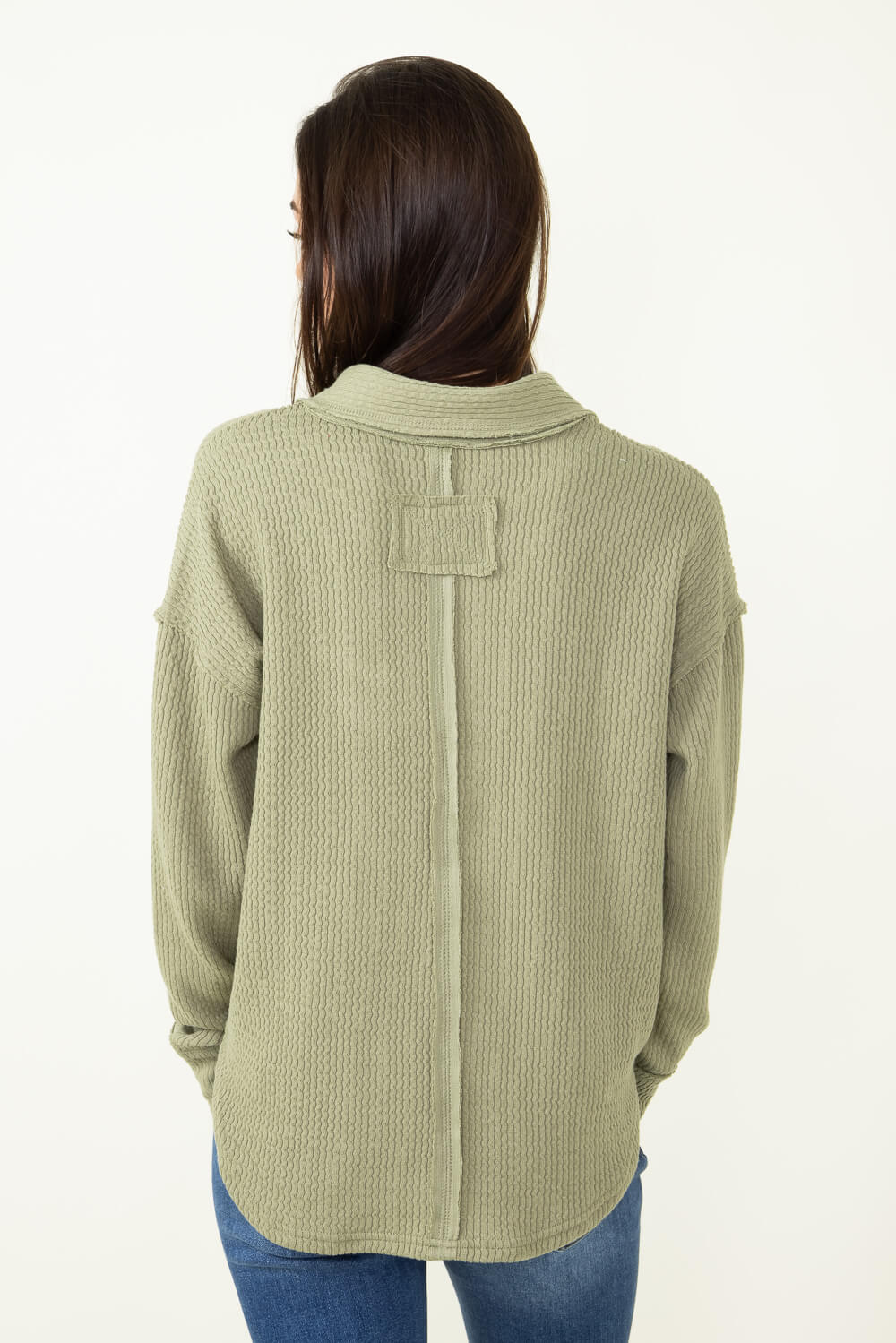 お歳暮・冬ギフト特集 - おとなの週末お取り寄せ倶楽部 Polo Collar Johnny Knit Ribbed Pepper Blu Shirt in Women for パンツ