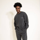 Brooklyn Cloth Originals Fleece Sweatshirt for Men in Dusty Black