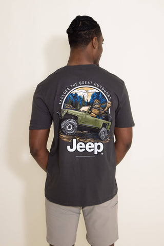 Jeep Sasquatch T-Shirt in Grey