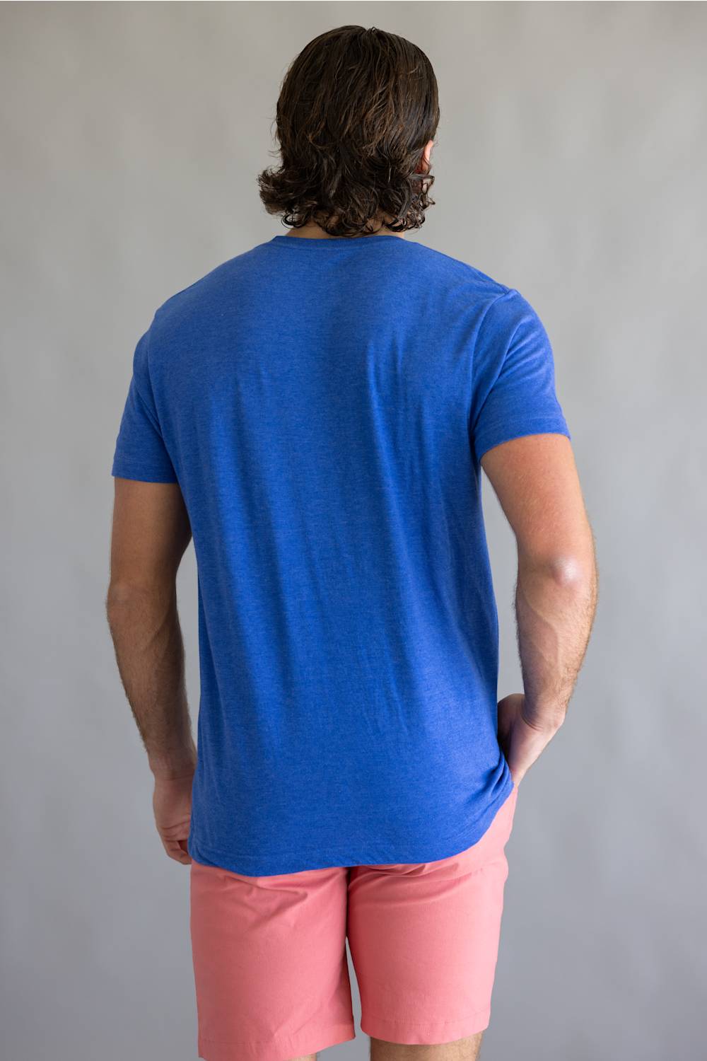 Busch Light Patriotic T-Shirt for Men in Heather Royal