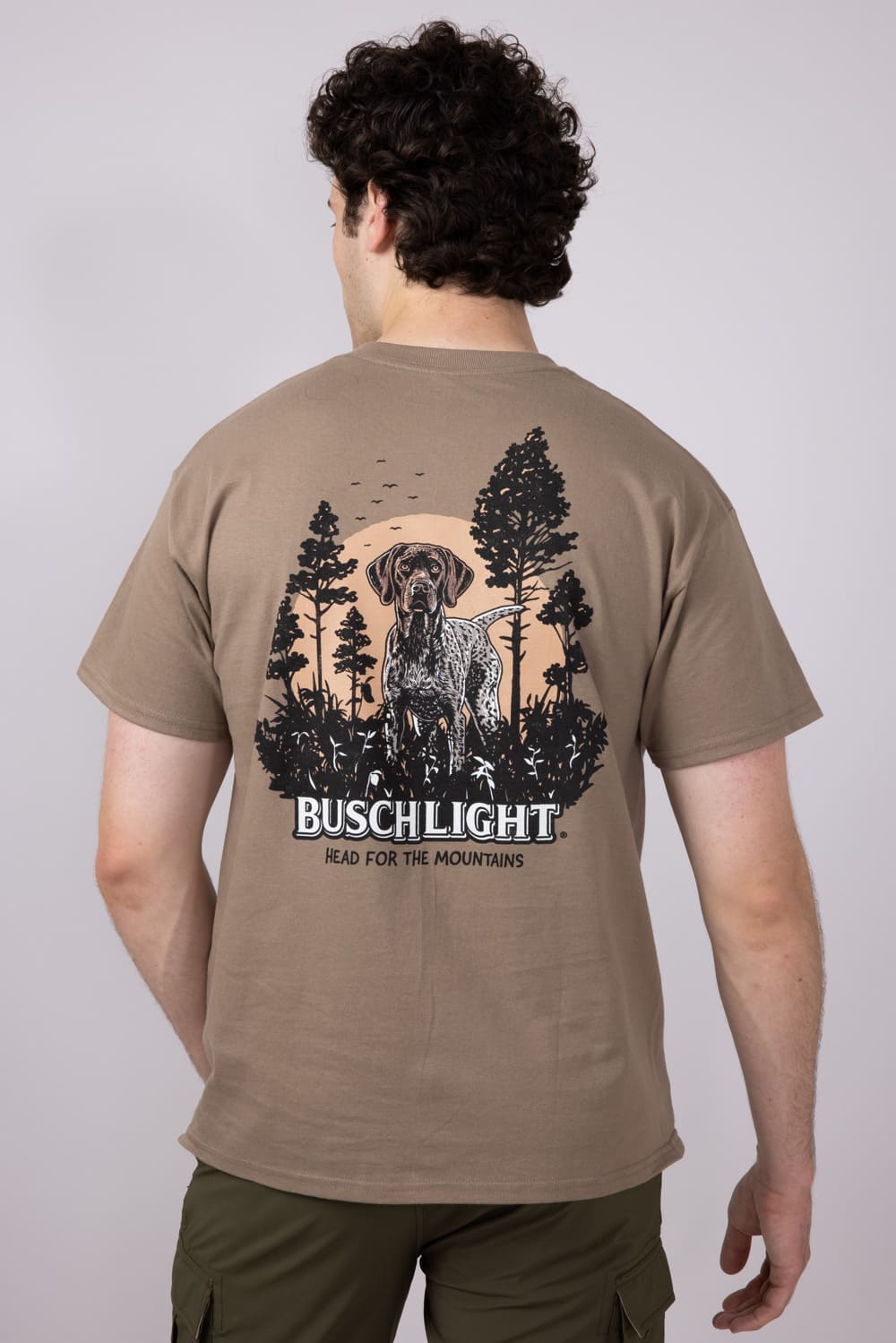 Busch Wildlife Pointer T-Shirt for Men in Brown