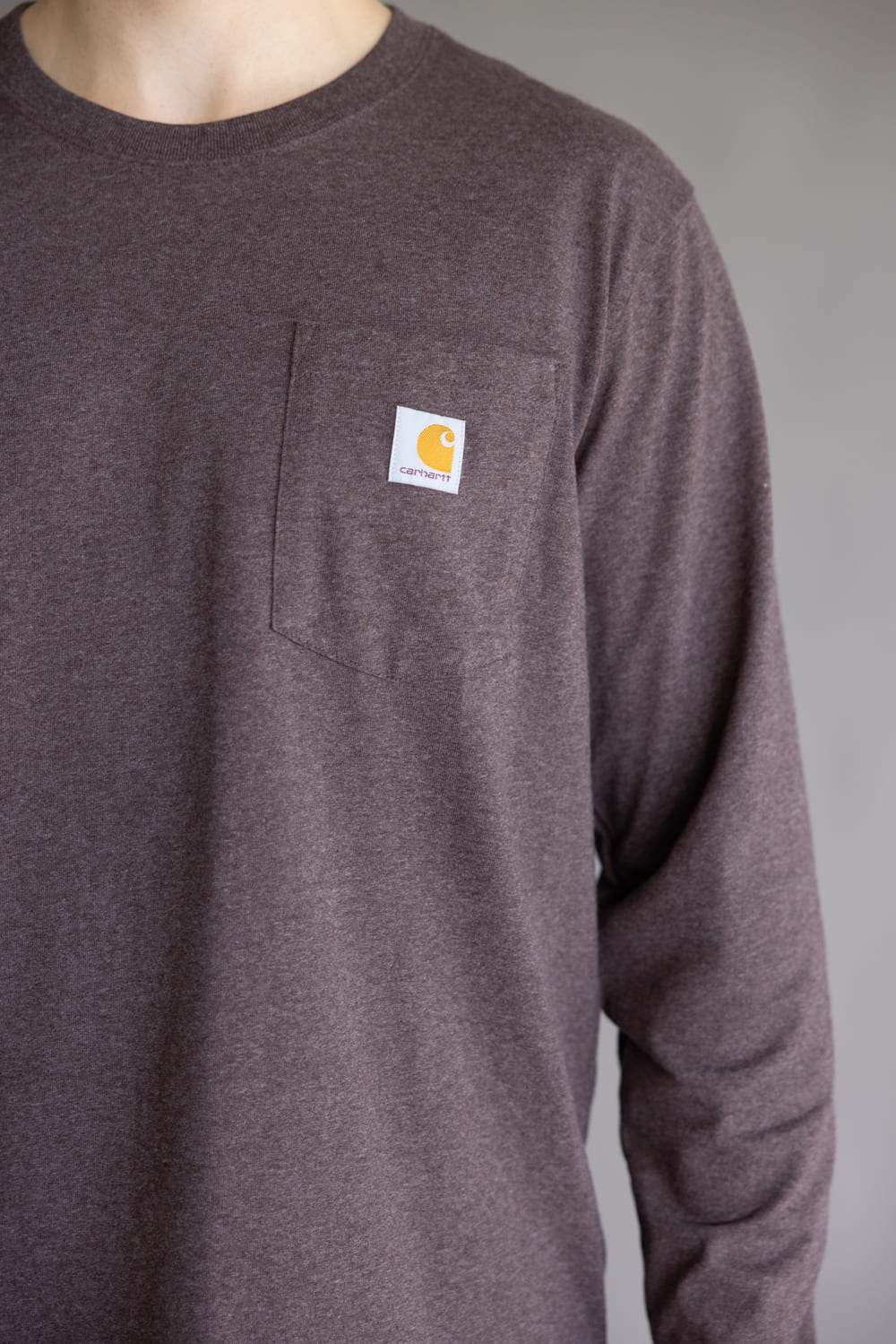 Carhartt Heavyweight Pocket C Graphic T-Shirt for Men in Dark Sepia