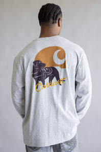Carhartt Heavyweight Pocket Dog T-Shirt for Men in Gray