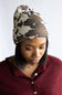 C.C. Cow Pattern Beanie for Women in Brown