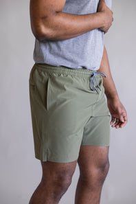 Rhythm Classic Beach Shorts for Men in Olive