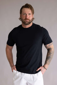 Industrie Classic Crew T-Shirt for Men in Black