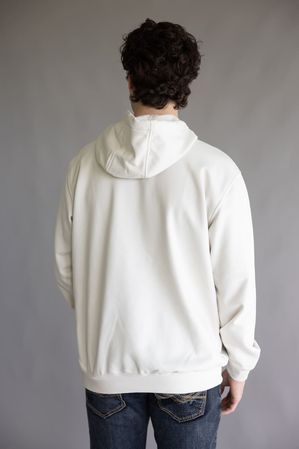 Carhartt 1889 Rain Defender Loose Fit Midweight Logo Graphic Hoodie for Men in Malt