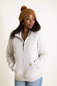 Carhartt Knit Pom-Pom Beanie for Women in Brown