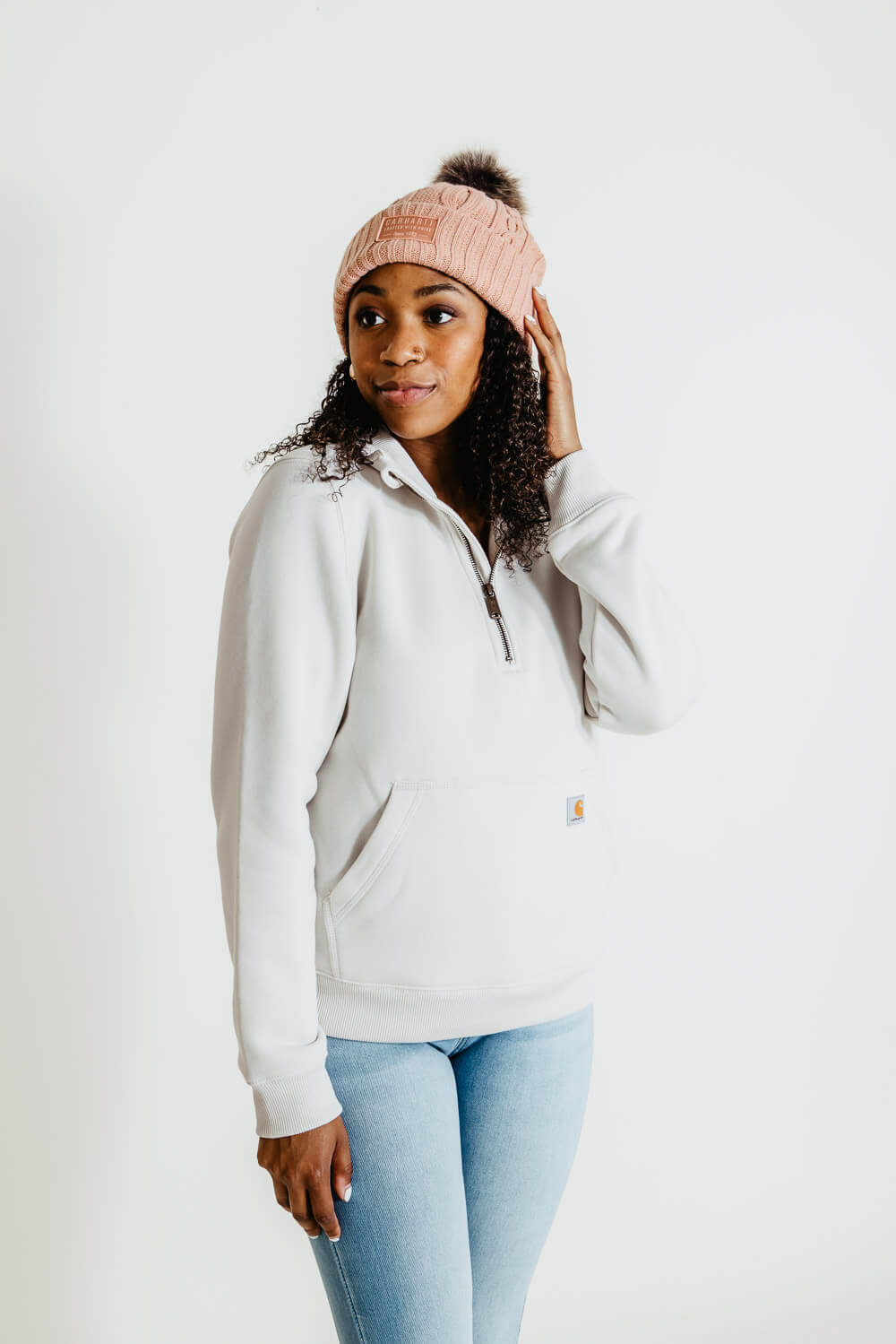 carhartt beanie pink