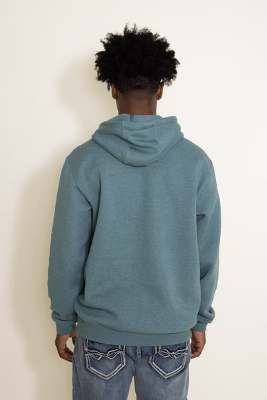 Carhartt Logo Sleeve Hoodie for Men in Teal