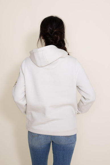 Carhartt Logo Sleeve Midweight Hoodie for Women in White