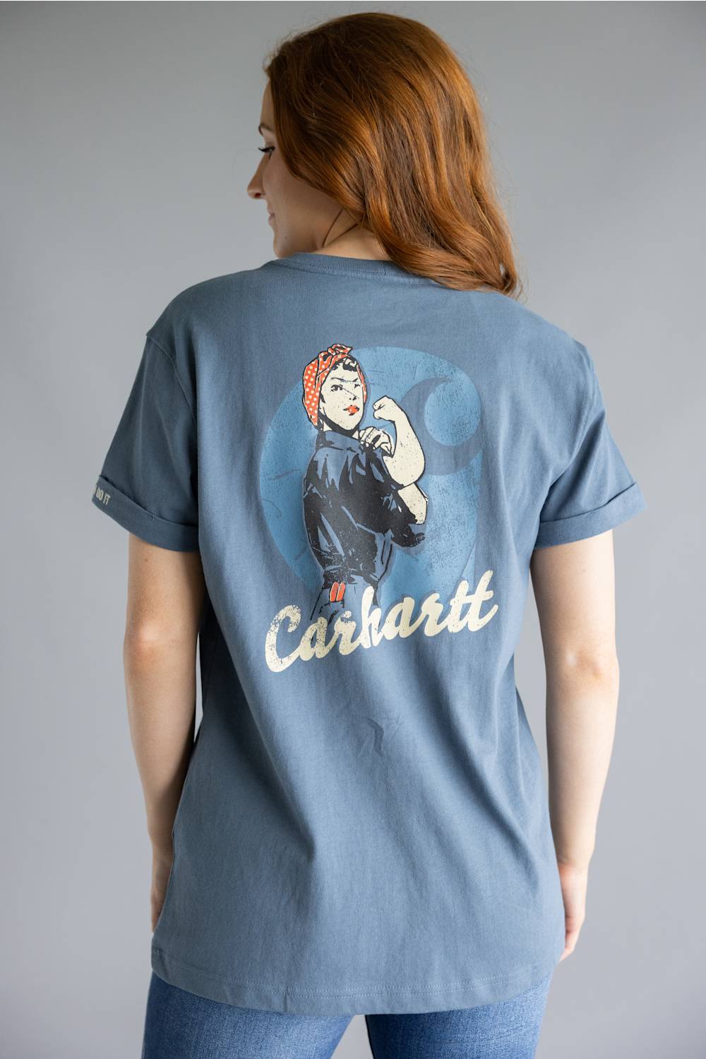 Carhartt Loose Fit Rosie T-Shirt for Women in Iron Blue