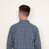 Carhartt Rugged Flex Lightweight Button Down Flannel Shirt for Men in Blue