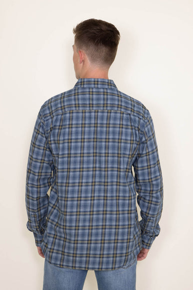 Carhartt Rugged Flex Lightweight Button Down Flannel Shirt for Men in Blue