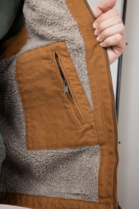 Carhartt Sherpa Insulated Vest for Men in Brown