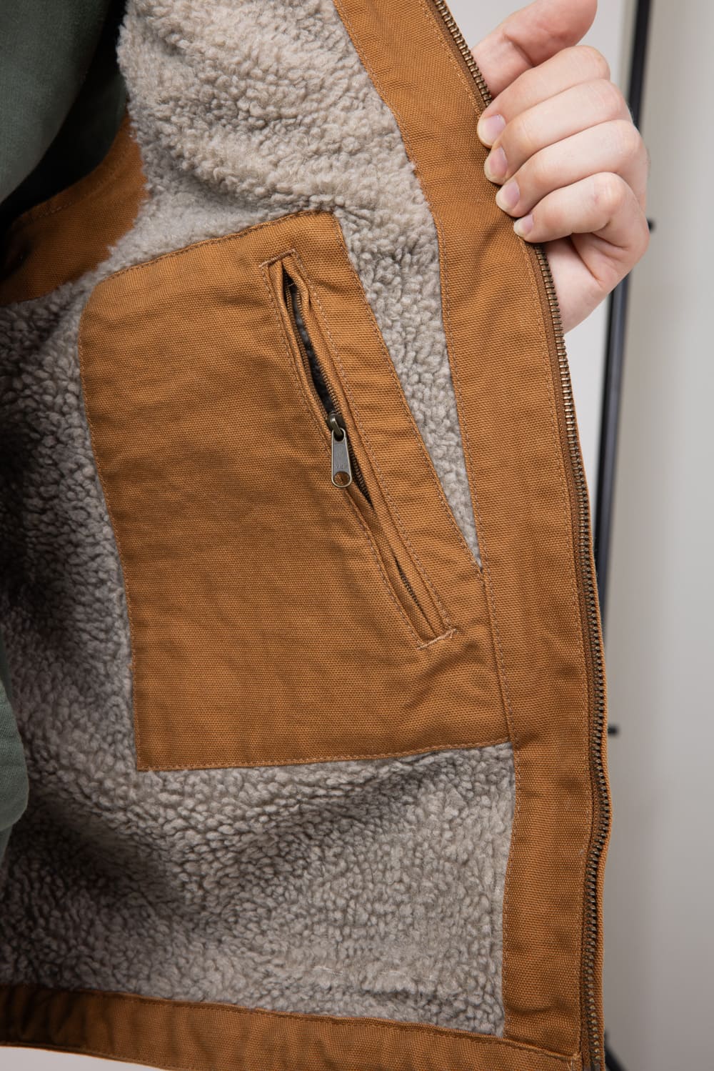 Carhartt Sherpa Insulated Vest for Men in Brown