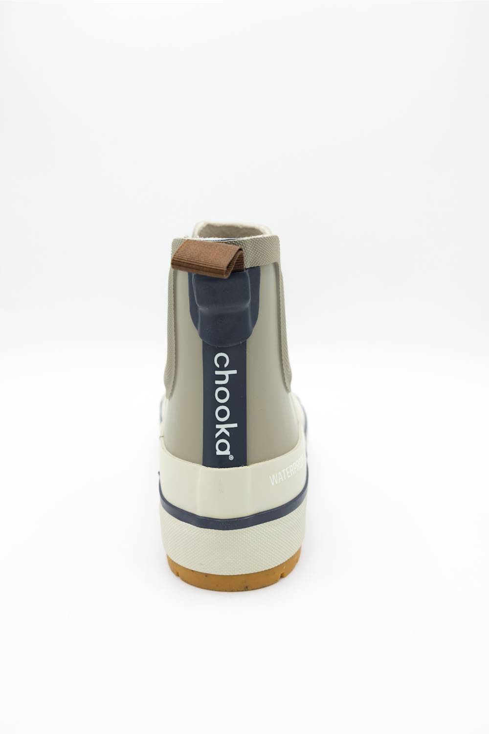 Chooka Marina Chelsea Ankle Rain Boots for Women in Taupe
