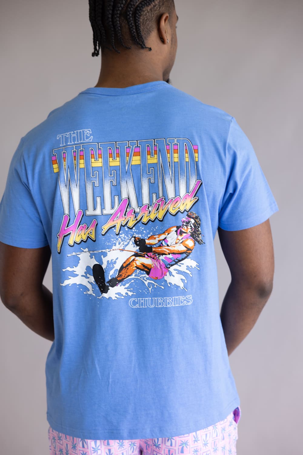 Chubbies The Heck Yes Brother T-shirt for Men in Blue