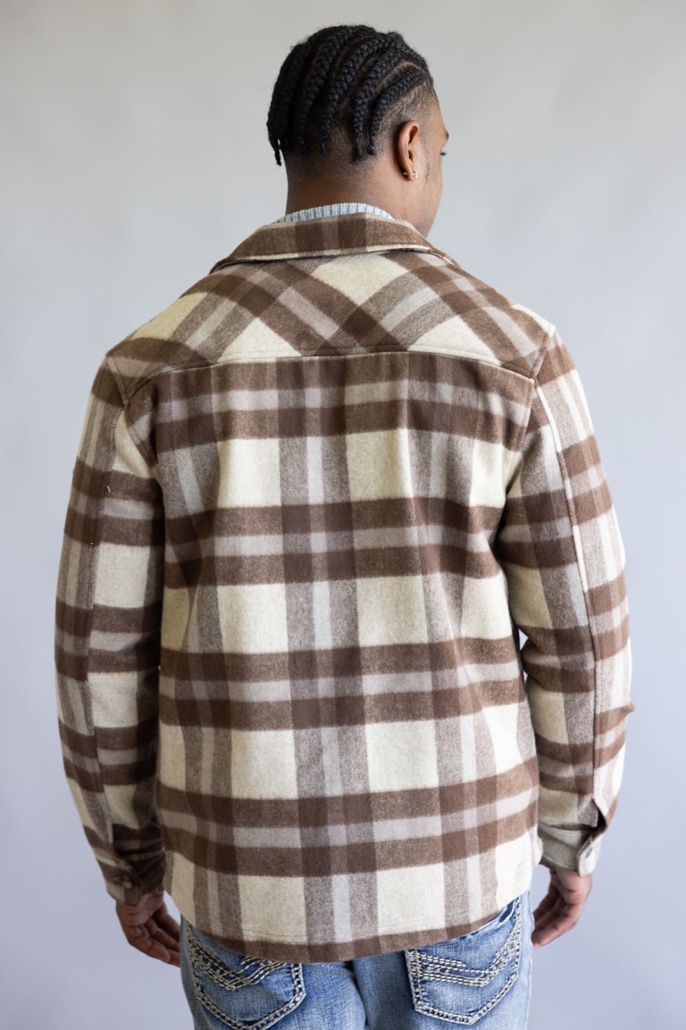 Civil Society Micah Shirt Jacket for Men in Stone