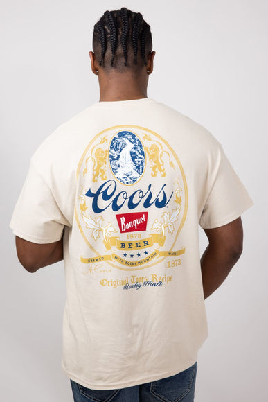 Coors Banquet Heritage T-Shirt for Men in Sand