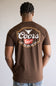 Coors Rodeo Steer Head T-Shirt for Men in Brown