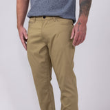 Copper & Oak Faille 5 Pocket Pants for Men in Khaki