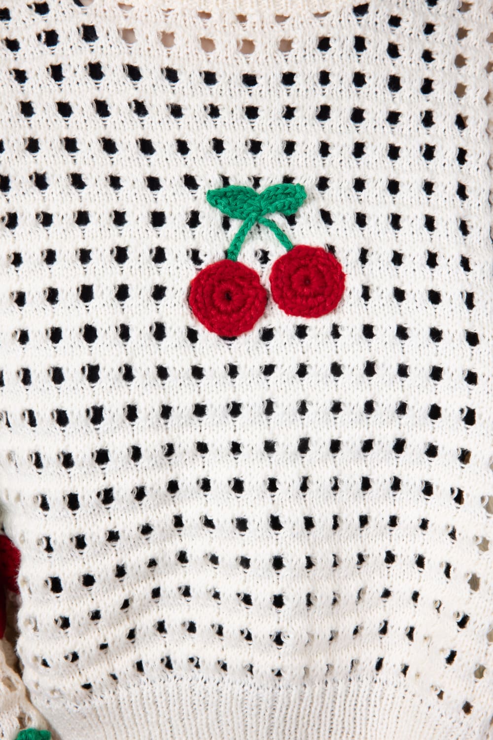 トップス andequal sheer pattern knit IVORY Twist Pattern Two Way Zipper Knit Cardigan CD20 - Korean