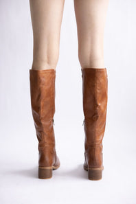 Diba True Wings Up Tall Boots for Women in Cognac