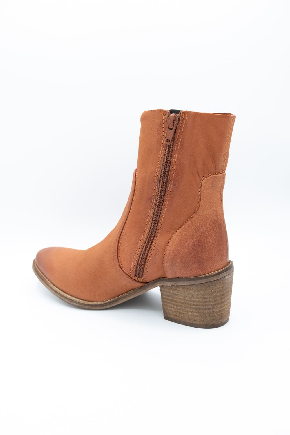 Diba True Leather Booties for Women in Orange