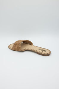 Shu Shop Dixie Slide Sandals for Women in Taupe | DIXIE-TAUPE