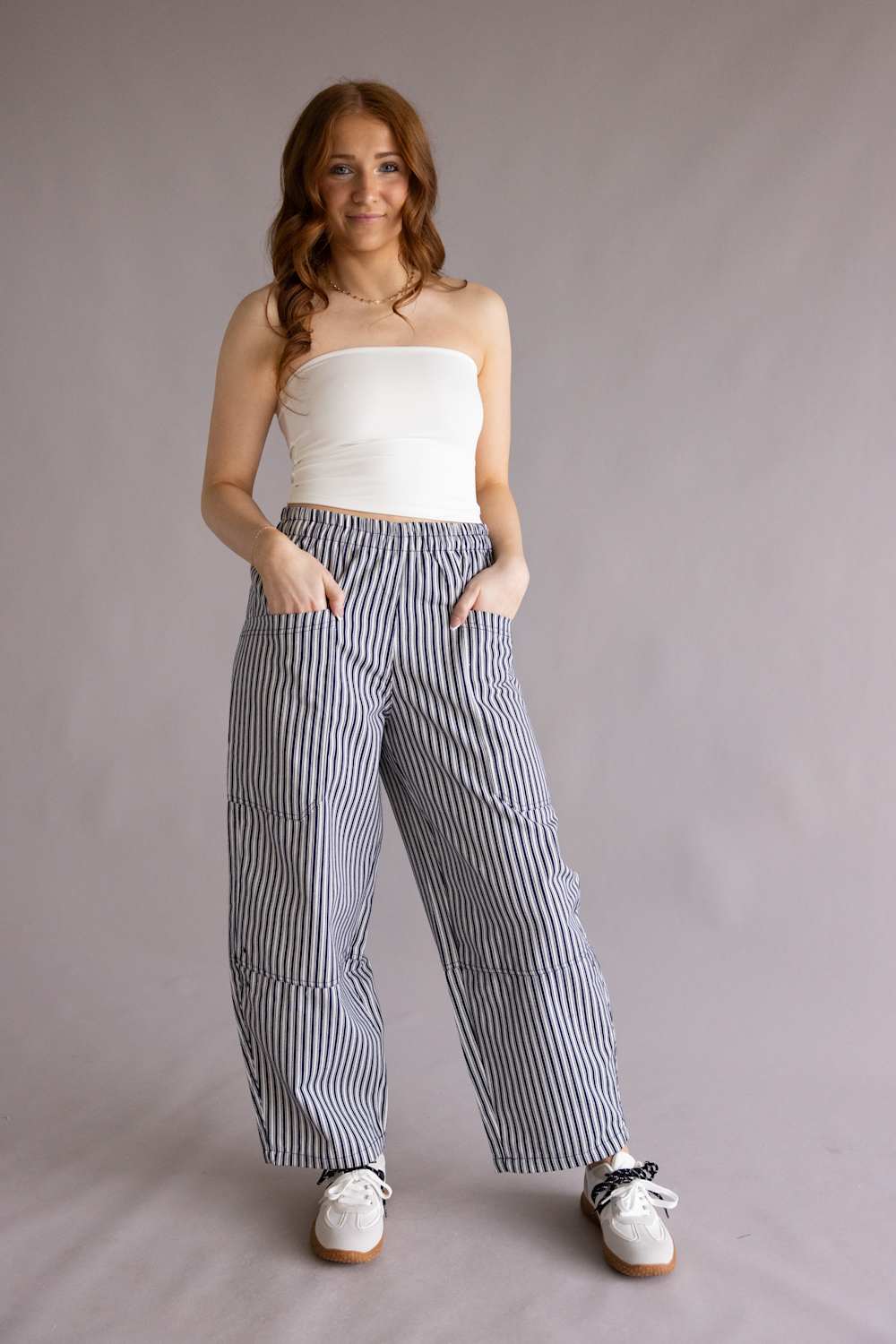 Double Layer Tube Top for Women in White