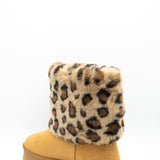 Top Guy Denmark Platform Booties for Women in Leopard